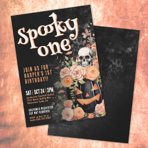 Invitation Fête du 1er anniversaire de Spooky One