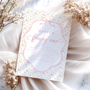 Invitation Fête du 1er anniversaire de Sweet Fancy One
