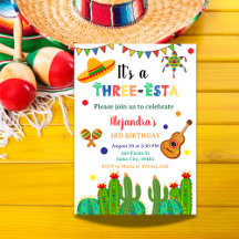 Fête du 3ème anniversaire de la Fiesta mexicaine t