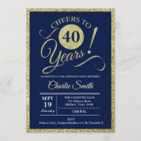 Fête du 40e anniversaire - Marine Gold TOUTE ANNÉE
