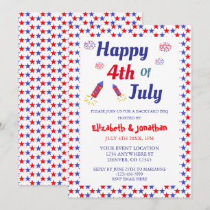 Invitation Fête du 4 juillet