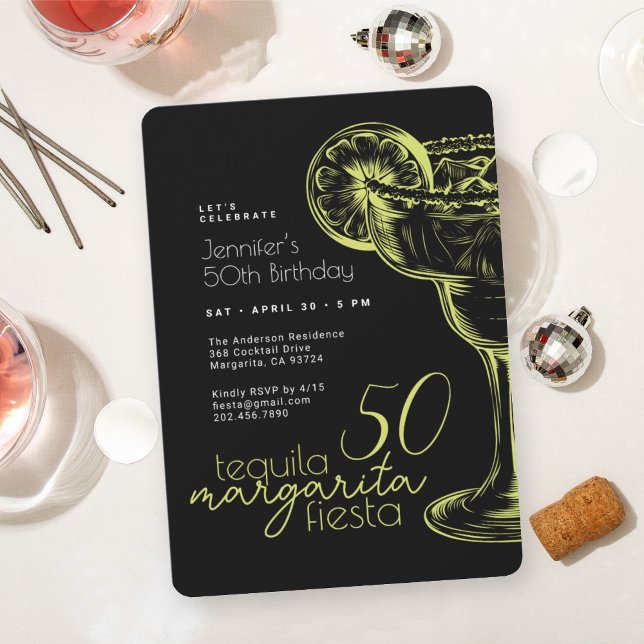 Invitation Fête du 50e anniversaire de la Black Margarita mod (Créateur téléchargé)
