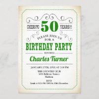 Fête du 50e anniversaire - Retro Creamy Blanc et V