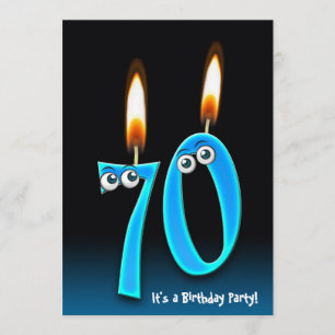 Invitation Fête du 70e anniversaire