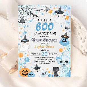 Invitation Fête du Baby shower fantôme d'Halloween