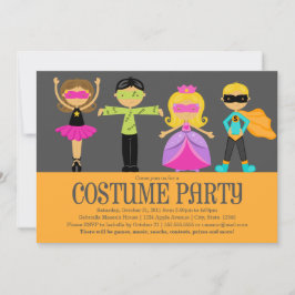 Invitation Fête du costume