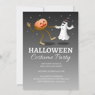 Invitation Fête du costume d'Halloween