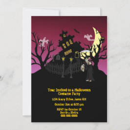 Invitation Fête du costume d'Halloween