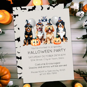 Invitation Fête du costume d'Halloween