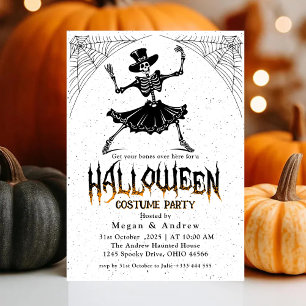 Invitation Fête du costume d'Halloween