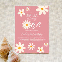 Fête du désert rétro 1er anniversaire rose poussié