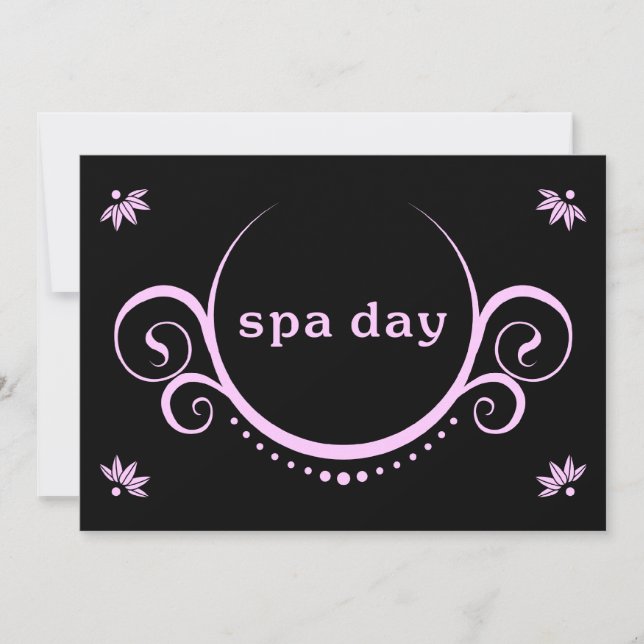 Invitation fête du jour spa (Devant)