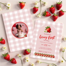 Fête du premier anniversaire de la fraise Photo d'