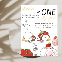 Fête du premier anniversaire de la petite oie