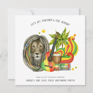 Invitation Fête du premier anniversaire de One Love