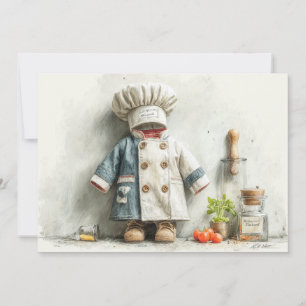 Invitation Fête du premier anniversaire de Petit Chef