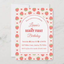Fête du premier anniversaire de Strawberry Berry F