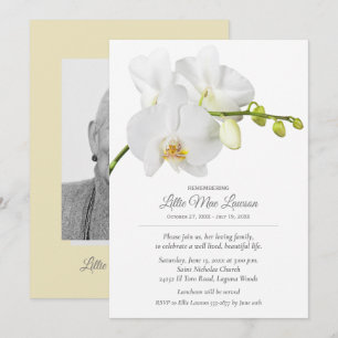 Invitation Fête du souvenir floral Photo