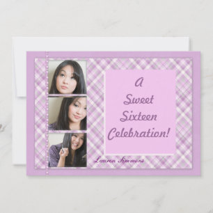 Invitation Fête du Sweet sixteen