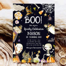 Fête Éffrayante d'Halloween Garçon Anniversaire