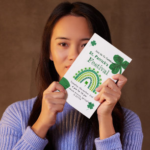 Invitation Fête élégante de la Saint-Patrick