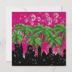 Invitation Fête en style Lumières lumineuses - SRF