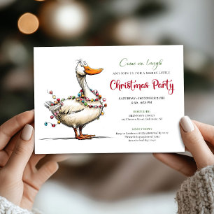 Invitation Fête Enjouée et Fantaisiste de Noël au Petit Canar