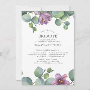 Invitation Fête Florale de Remise des Diplômes 2024