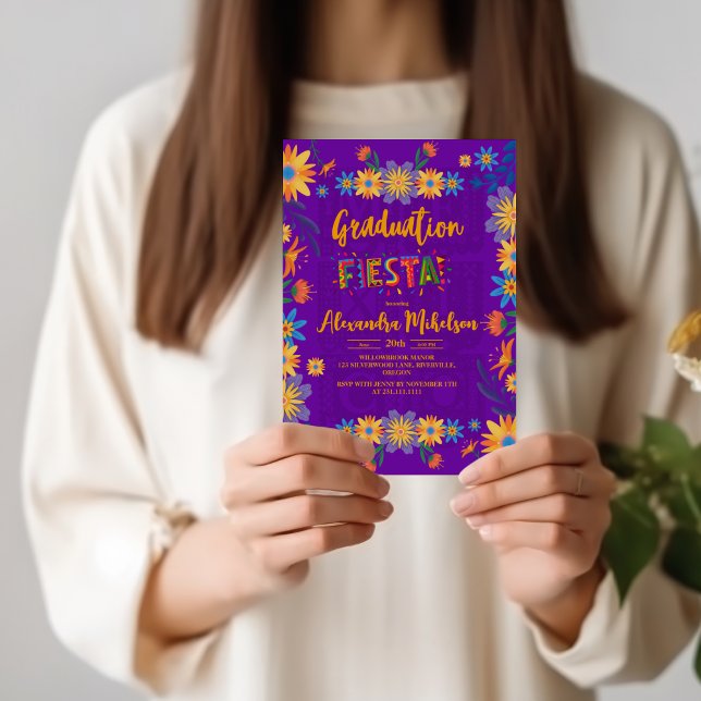 Invitation Fête Florale Mexicaine (Créateur téléchargé)