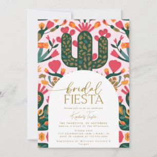 Invitation Fête Florale Mexicaine Douche Fiesta