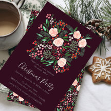 Fête Florale Moderne de Noël