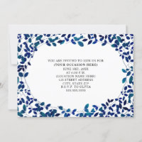 Fête générique botanique bleue tout usage