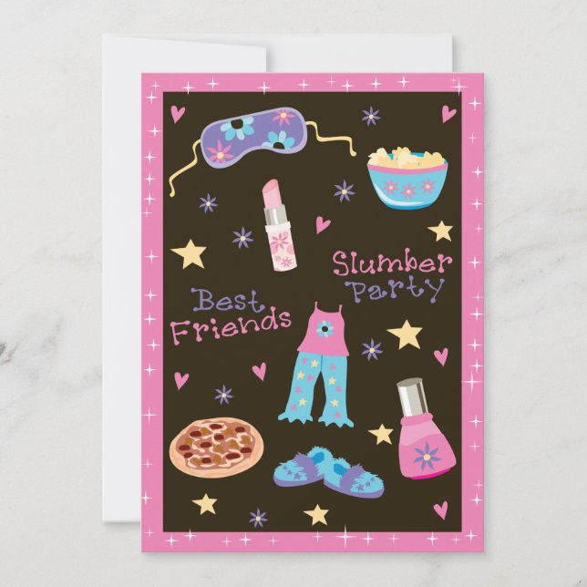 Invitation Fête Girl Stwood (Devant)