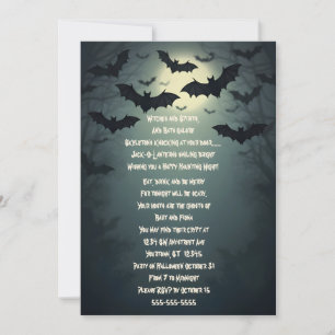 Invitation Fête Halloween