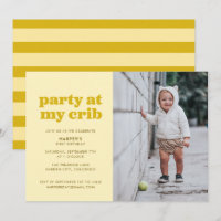 Fête Jaune à My Crib 1ère fête d'anniversaire