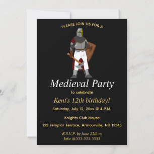 Invitation Fête médiévale