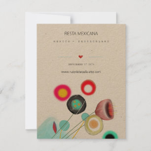 INVITATION FÊTE MEXICAINE