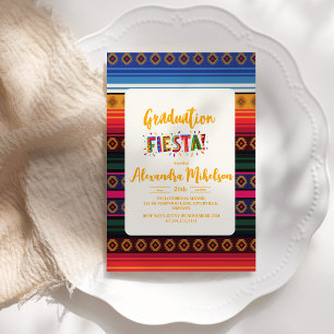 Invitation Fête mexicaine de Fiesta Graduation