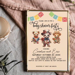 Invitation Fête mexicaine du Baby shower mort Fiesta