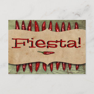 Invitation Fête mexicaine vintage 50e anniversaire