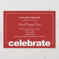 Fête moderne Invita pour les entreprises et les en