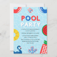 Fête patriotique du 4 juillet au bord de la piscin