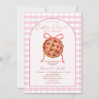 Fête Prénatale Bébé Gâteau aux Fraises Arrive