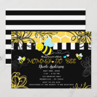 Fête Prénatale Bumblebee Noir et Jaune Maman à BEE