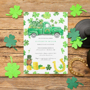 Invitation Fête prénatale de la Saint-Patrick