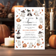 Fête prénatale Halloween Boo Bébé