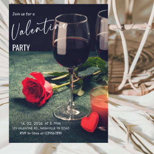 Invitation Fête romantique de la Saint-Valentin