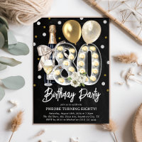 Fête rustique d'anniversaire 80 ans pour adulte