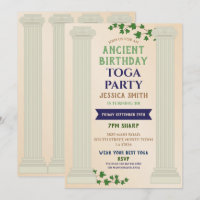 Fête Toga Anniversaire Romain Ancien Parchemin