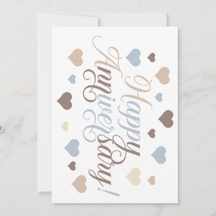 Invitation Fêter l'amour : Joyeux anniversaire